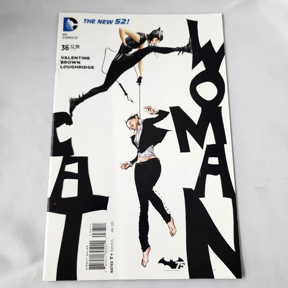 Catwoman Batman‎ DC Comic Book New 52! #36 Valentine Brown Jan 2015 Modern Age
